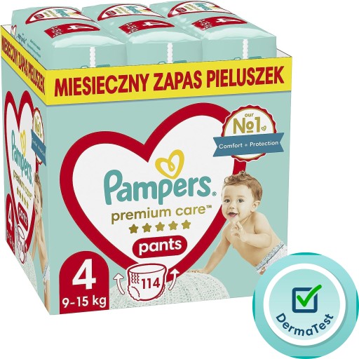 ПІДГУЗНИКИ PAMPERS PREMIUM CARE R4 114 ШТ