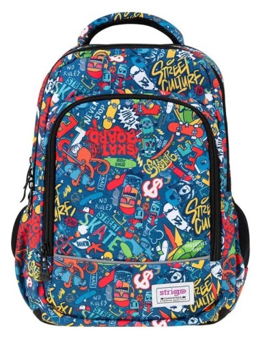 Рюкзак шкільний багатокамерний Strigo Multicolored 24 л