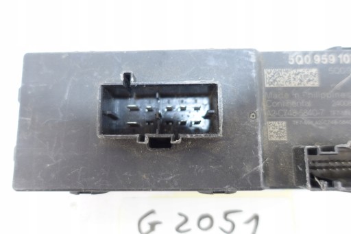 VW PASSAT B8 2014- modulo STERWONIK del cofano elettrico 5Q0959107Q