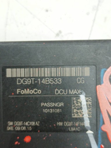 module DG9T-14B533-CG DG9T-14B531-CG Ford Fusion (USA) II (2012-2020) MK 2