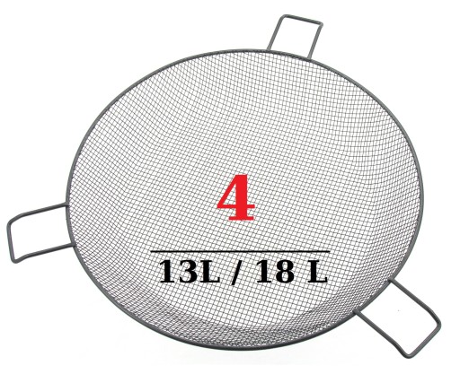 Perfekt УНІВЕРСАЛЬНЕ СИТО ДЛЯ ВІДРА 13л-18л чорне