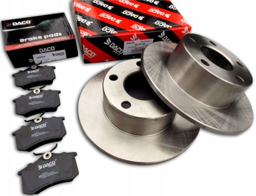 Диски и колодки задний для PASSAT B5 AUDI A6 C5 SuperB