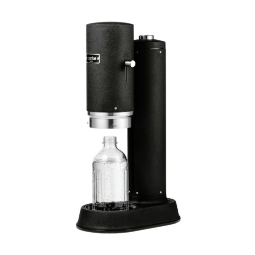 Aarke - saturator do wody Carbonator Pro, czarny mat, ze szklaną butelką