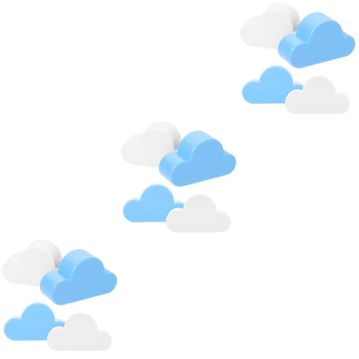 Хмари брелок двері вішалка для ключів Брелок 12 шт