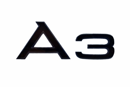 8Y0071803 - Оригінальний напис ззаду AUDI A3 Чорний