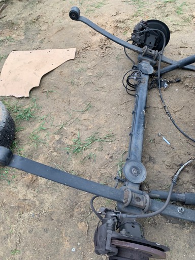 Задняя подвеска транзит кастом 2.2, полурессорная