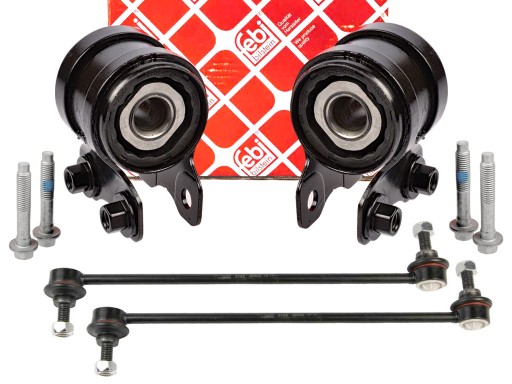 32418 - 4 втулки поперечного рычага febi + разъемы ford focus mk2