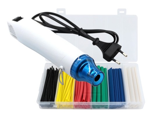 Красочные термоусадочные трубки 100шт тепловая пушка 300W