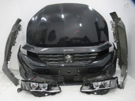 PEUGEOT 508 II ПЕРЕДНИЙ БАМПЕР КАПОТ CTG ЛАМПА ремінь