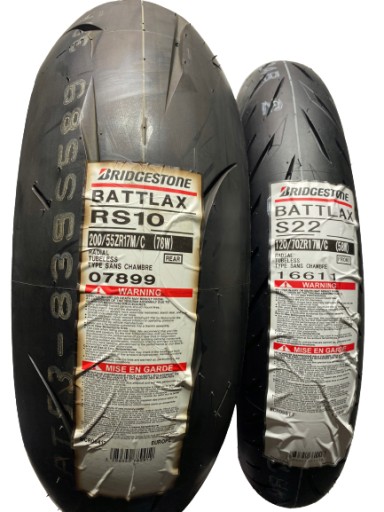 Шины Bridgestone S22 120/70/17 RS10 200/55/17