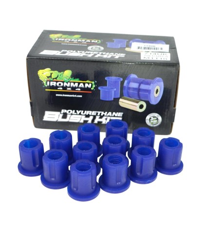 714UK - Toyota land cruiser 45 (1960-80) комплект задних сайлентблоков на 2 пружины ironman 4x4