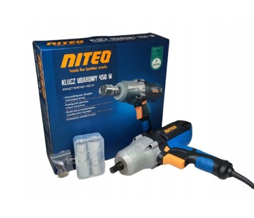 NITEOIW0466-21 УДАРНИЙ ГАЙКОВЕРТ НАБІР 450W КОВПАЧОК