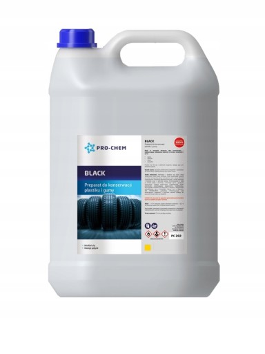 РІДИНА ДЛЯ ОБСЛУГОВУВАННЯ ПЛАСТИКУ І ГУМИ ЧОРНА 5Л PRO-CHEM