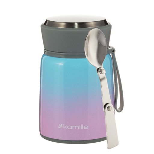 Обідній термос Kamille 0,53 л, синій