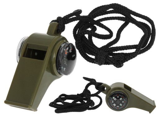 Свисток з компасом і термометром Mil-Tec 16327000