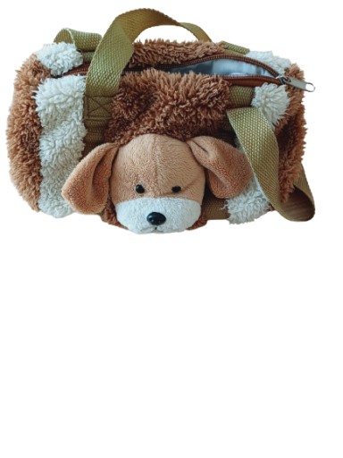 Маленька плюшева сумка через плече на блискавці