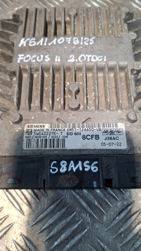 control unit of the engine FORD FOCUS MK2 2.0TDCI