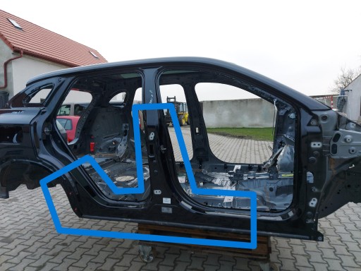 RENAULT Austral E threshold pillar right