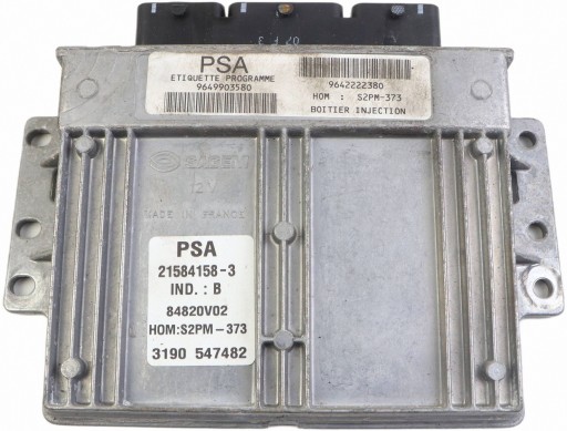 CITROEN C3 PLURIEL Module Ordinateur Moteur 1.4 8V 9649903580 9642222380