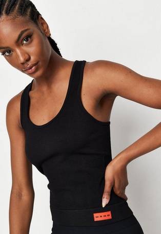 Спортивний бюстгальтер Missguided M Black