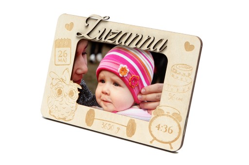 ІМПЛІКАЦІЯ РАМКИ для фото ІМ'Я подарунок на хрестини