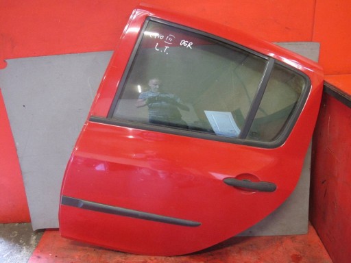 RENAULT CLIO 3 III HB 5D door left rear part rear. red OV727 0V727