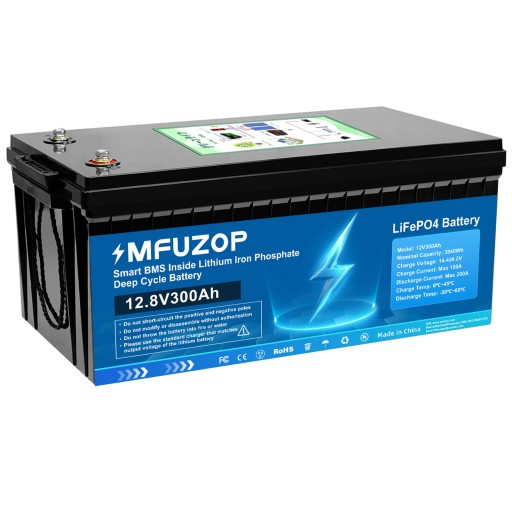 12 в 300 ач аккумулятор глубокого цикла lifepo4 power bms аккумулятор защищает mufzop