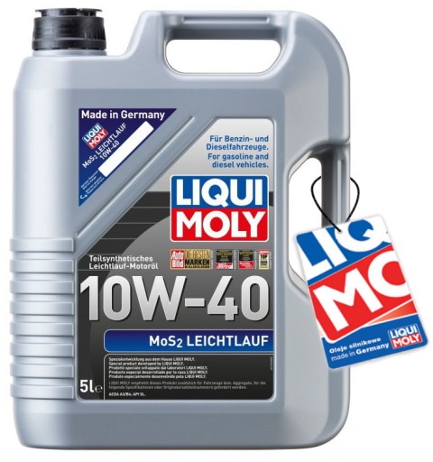 LIQUI MOLY MoS2-LEICHTLAUF 10W40 5л 2184