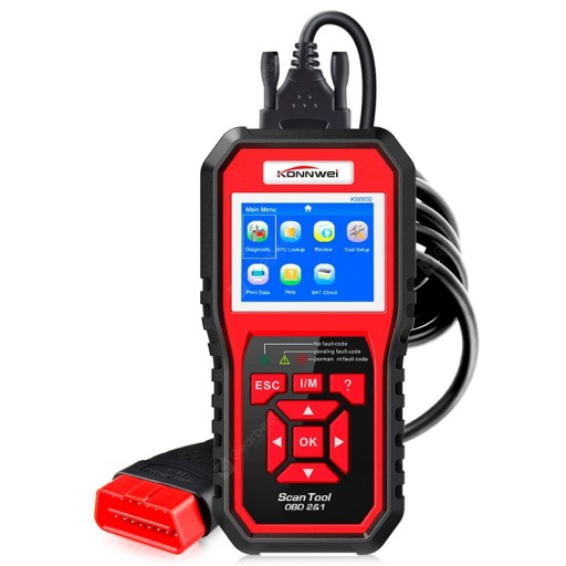 Автомобильный сканер неисправностей OBD2 KONWEI KW850 ПОЛЬСКИЙ