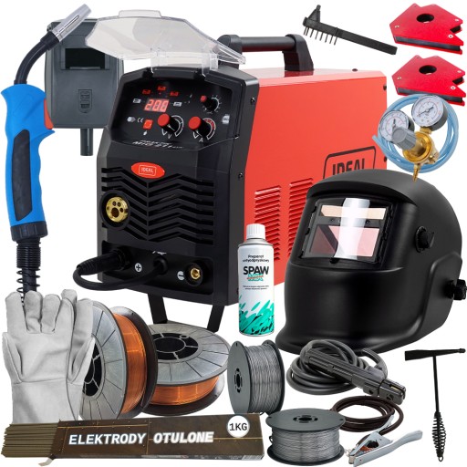 MIGOMAT для дома MIG сварочный аппарат 200A Синергия комплект