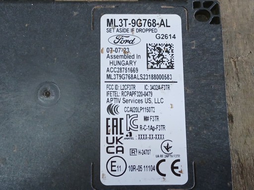 Grill Kühlergrill RADAR FORD ML3T-9G768-AL