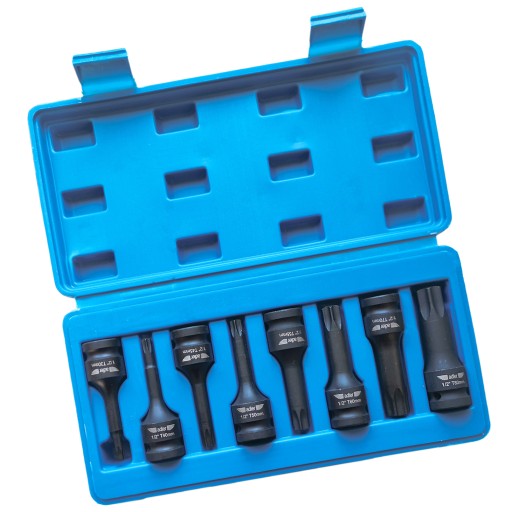 НАБІР ГОЛОВОК ADLER IMPACT 1/2 TORX 8 ШТ