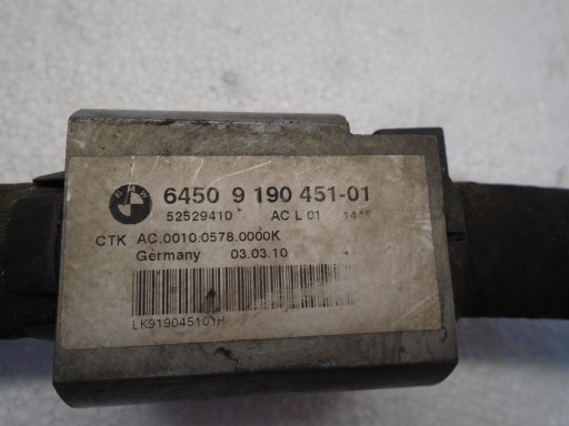 prijenos klimatizacije 9190451-01 BMW 3 E90 Lift