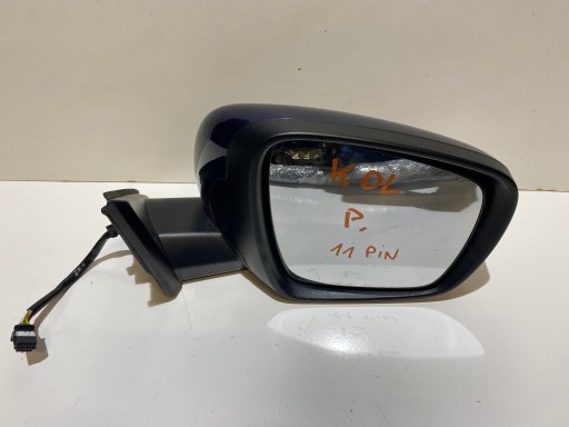 RENAULT KOLEOS II MIRROR RIGHT 11 OF CABLES VERTICAL