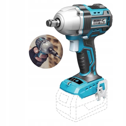 Бесщеточный УДАРНЫЙ КЛЮЧ DEDRA 450 Нм