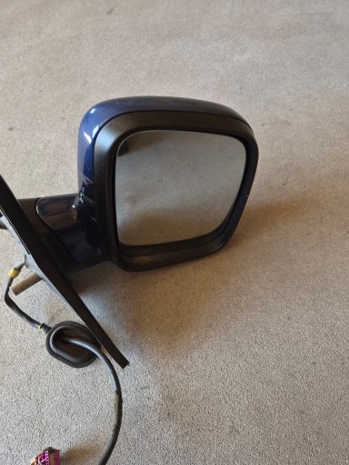 mirror VW T5 right of the passenger 5 pin grzane blue/ granatowe