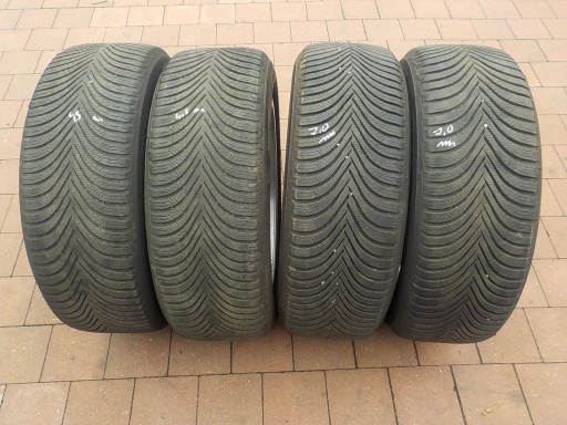 4 ЗИМНИЕ ШИНЫ MICHELIN ALPIN 5 225/55/17 7 мм