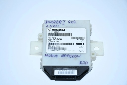 МОДУЛЬ ПРИВОДУ 416511661R DACIA DUSTER І 4X4