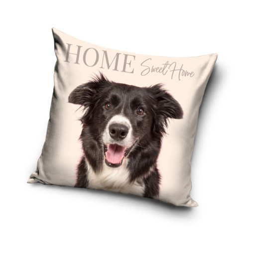Подушка 40 х 40 см собака бордер коллі
