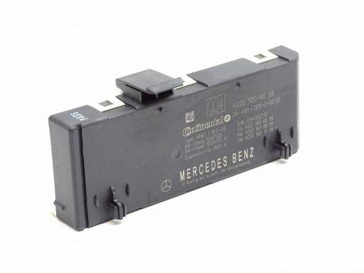 module control unit bonnet boot rear part MERCEDES S W222 A2229006008