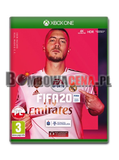 Fifa 20 Xbox One pudełkowa
