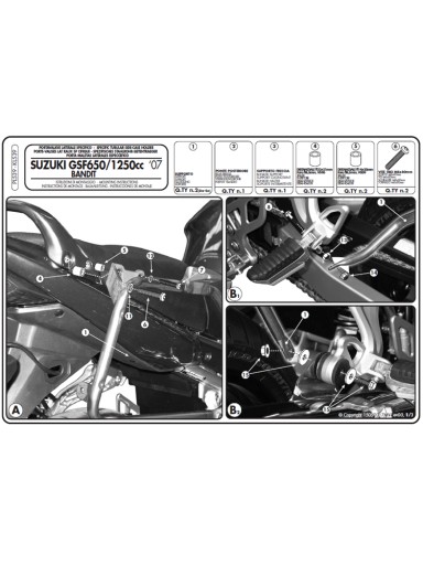 Рама Givi ретро Fit Suzuki GSX 650 F [08-14]