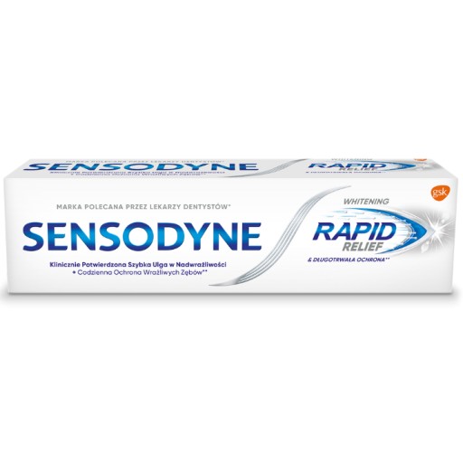 Sensodyne Rapid Whitening Zubná pasta 75ml