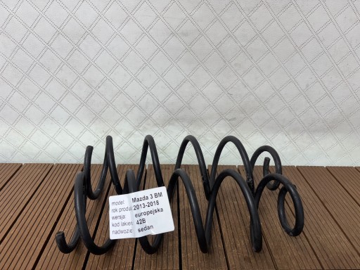 MAZDA 3 BM 13-17 sedan springs rear. springing rear part 2 pieces KOMPLET OE