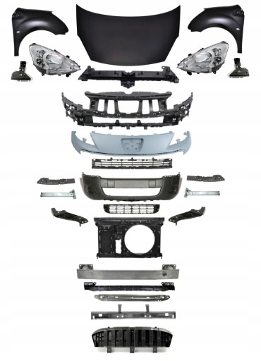 PGPRT0812KPLPRZ2 - PEUGEOT PARTNER II 2 2008-2012 КОМПЛЕКТ ПЕРЕДНЬОГО РЕМЕНЯ