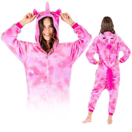 KOSTÝM ONESIE KIGURUMI TEPLÉ PYŽAMO JEDNODIELNY ZIPS DARČEK TEPLÁKOVÁ SÚPRAVA L