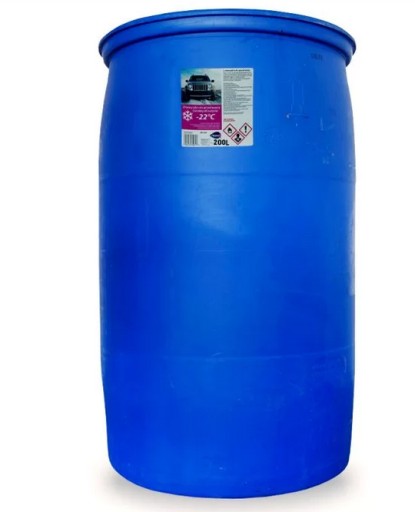 МИВНА РІДИНА 200 Л ЗИМА -22C HPDE МЕТАНОЛ БЧКА ЛИШЕ ДЛЯ КОМПАНІЙ