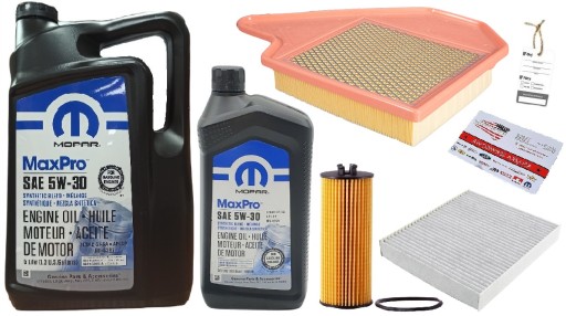 MOPAR 5W30 6L + ФІЛЬТРИ TOWN COUNTRY 3.6 2011-2012