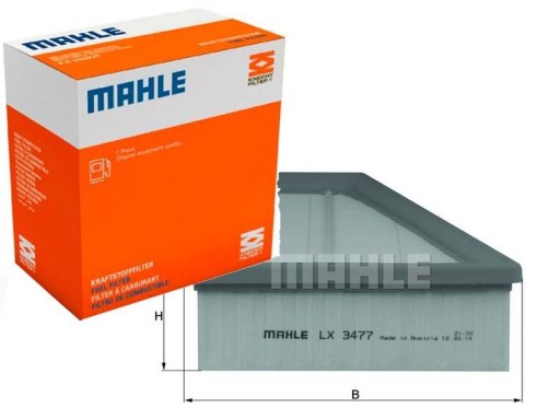 KNECHT ВОЗДУШНЫЙ ФИЛЬТР LX 3477