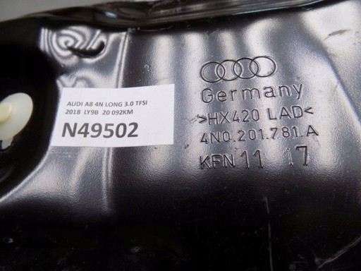 AUDI A8 4N instrument tabla spremnike 4N0201781A